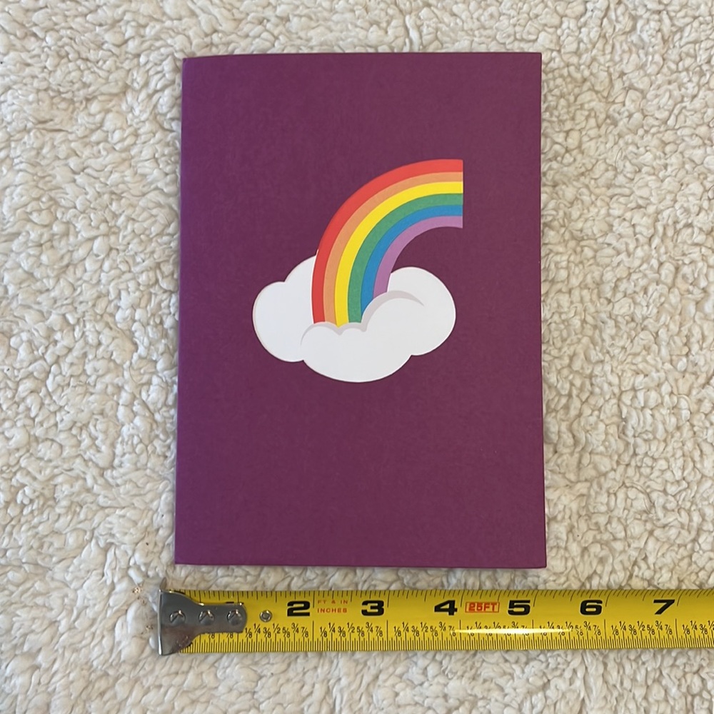 NEW Lovepop Card Rainbow Card Rainbow Pop Up Card 3-D Popup Card Blank Card - Picture 6 of 8